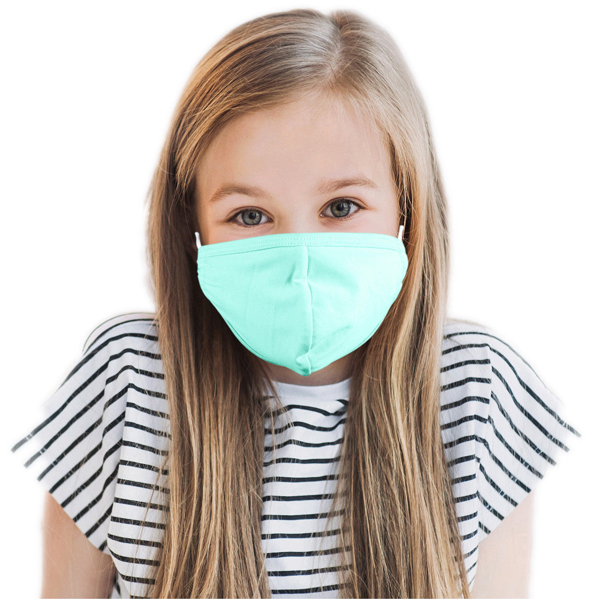 Kinder Mund- und Nasenmaske *mint*