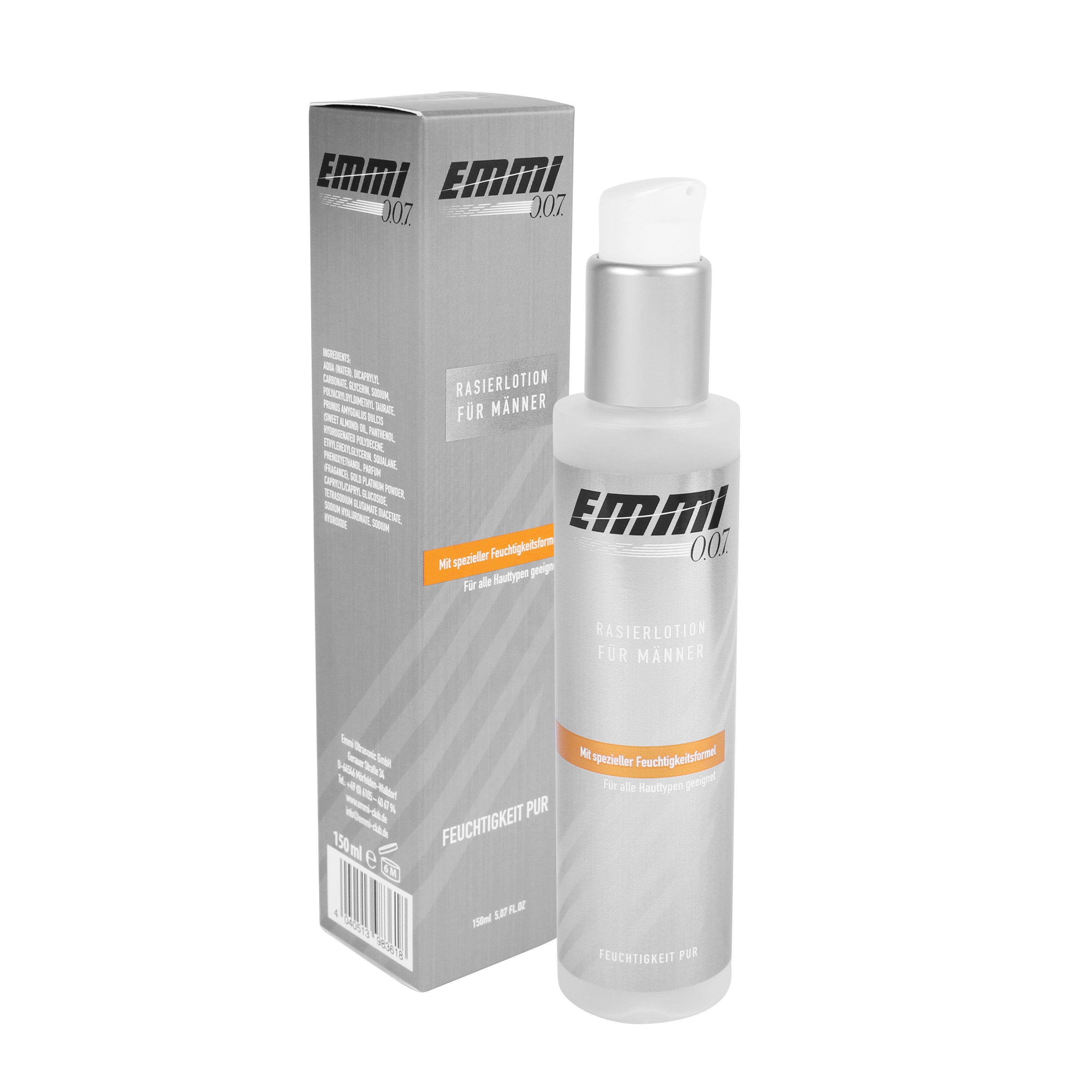 Emmi-0.0.7 Lozione da barba per uomo - 150 ml