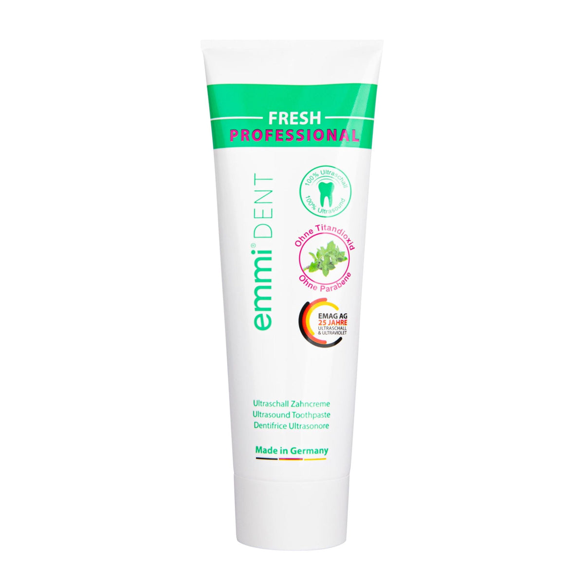 Tio2 In Toothpaste emmi-dent Fresh toothpaste without TiO2 for sparkling white teeth