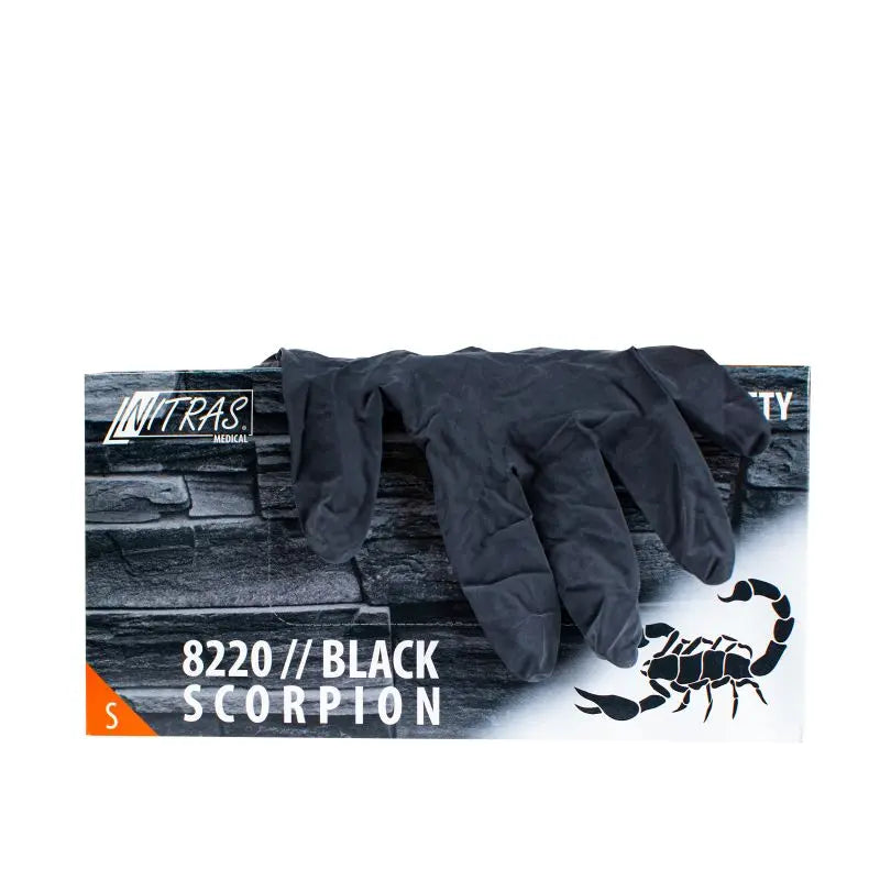 Guantes de látex Black Scorpion Schwarz