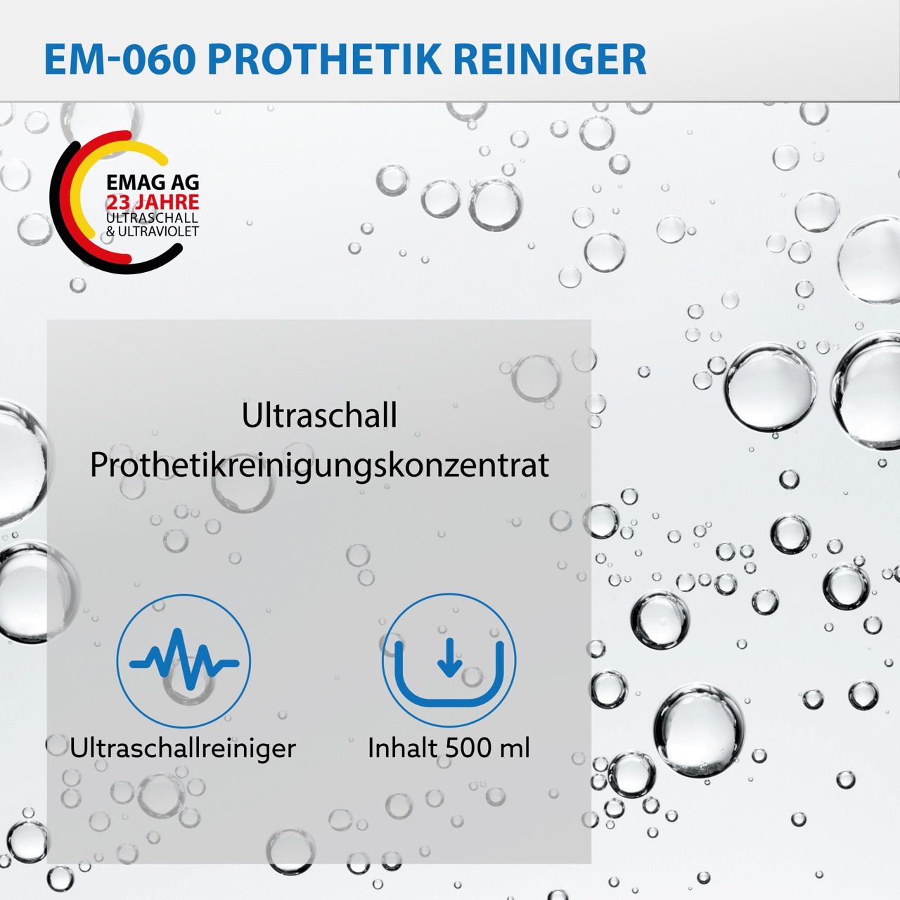 EM-060 Prosthetics Ultrasonic Cleaner