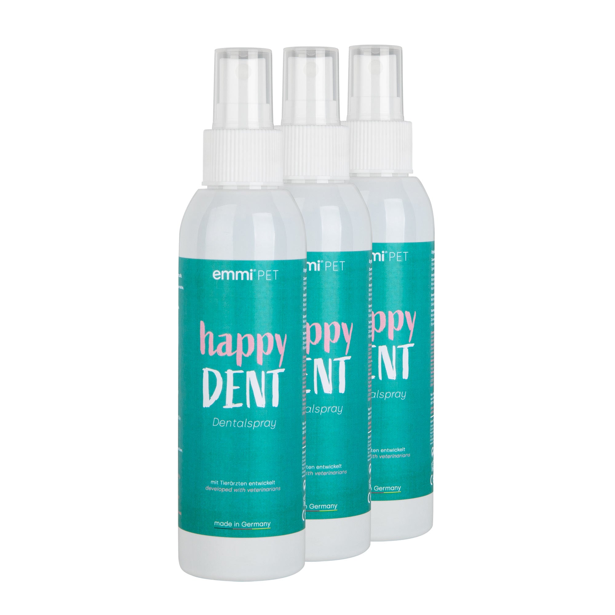 Spray dentale HappyDENT, confezione da 3